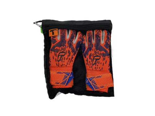 Used ORANGE GOALIE GLOVES Soccer Goalie Gloves Orange 5 11347-S000251442