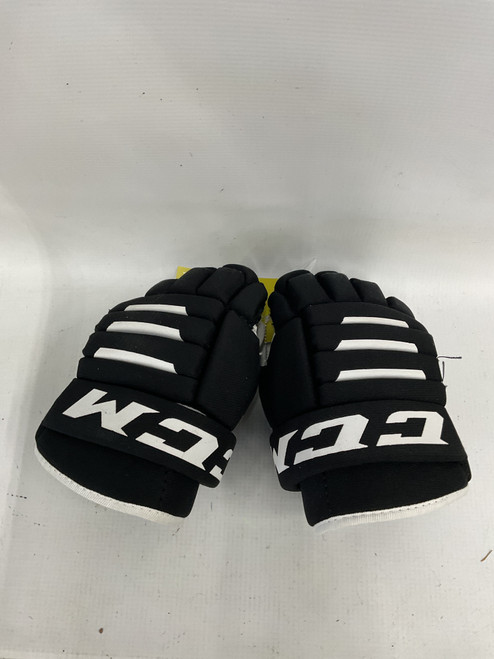 Vist Large View of Product Image Which is Used CCM TACKS 4R2 Youth Gloves Black 9"