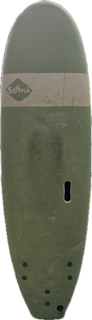 Used SOFTECH ROLLER Surfboard Green 6Ft