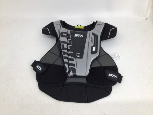 Vist Large View of Product Image Which is Used STX SHIELD 400 SR MD GOALIE CHEST PROTECTOR LAX Goalie Chest M Black MD 11752-S000067556