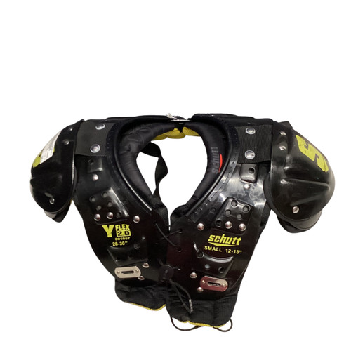 Used Schutt Y-FLEX 2.0 FB Shoulder Pads Black SM 11816-S000272111
