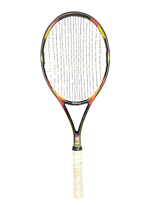 Vist Large View of Product Image Which is Used Wilson PRO STAFF 6.1 SI Adult Tennis Racquet Black 4 1/2" 11885-S000186118