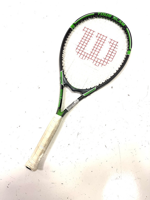 Vist Large View of Product Image Which is Used Wilson TOUR SLAM Adult Tennis Racquet Grey Unknown 11860-S000294471
