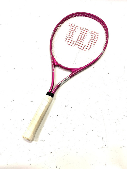 Vist Large View of Product Image Which is Used Wilson TRIUMPH Adult Tennis Racquet Pink Unknown 11860-S000294473