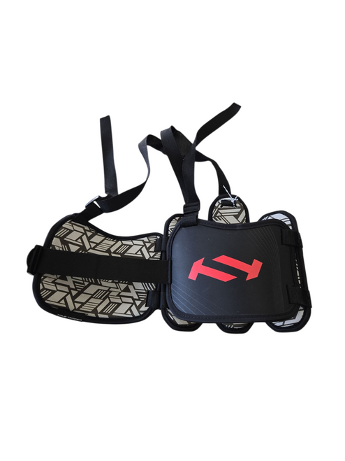 Used True HZRDUS Lacrosse Rib Pads Black Senior 11617-S000328532