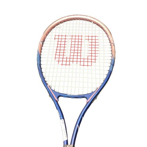 Vist Large View of Product Image Which is Used Wilson SLOPE Adult Tennis Racquet Navy Blue 4 3/8" 11479-S000399069