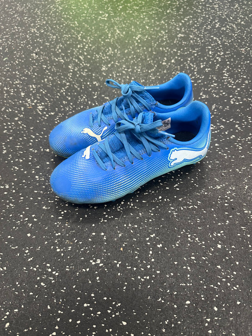 Vist Large View of Product Image Which is Used Puma Soccer Cleats Royal Blue Junior 02 11849-S000029744