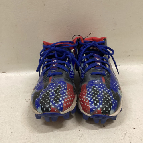 Vist Large View of Product Image Which is Used Under Armour Jr FB Cleats Royal Blue Junior 06 11725-S000489103