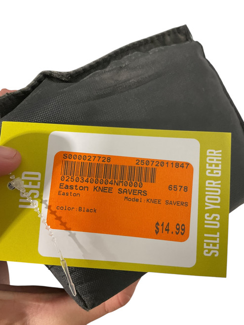 Vist Large View of Product Image Which is Used Easton KNEE SAVERS BB/SB Catchers Knee Savers Black