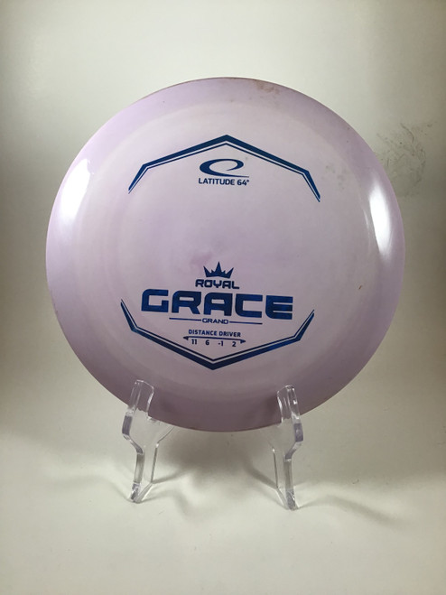 Vist Large View of Product Image Which is Used Latitude 64 ROYAL GRAND GRACE Disc Golf Driver Pink 173g 10105-S000286997