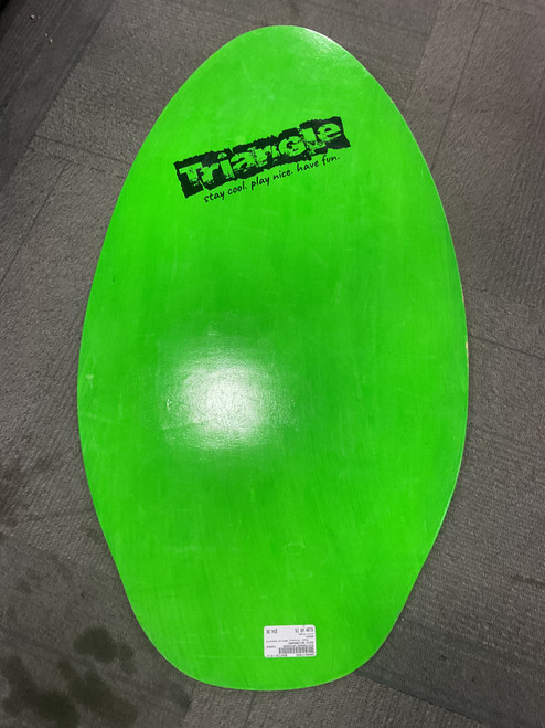 Vist Large View of Product Image Which is Used TRIANGLE PREMIUM PRODUCTS Skim Board Green 40"