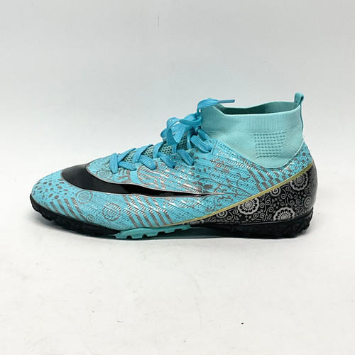 Vist Large View of Product Image Which is Used Nike Soccer Turf Shoes Turquoise Senior 8 11805-S000064446