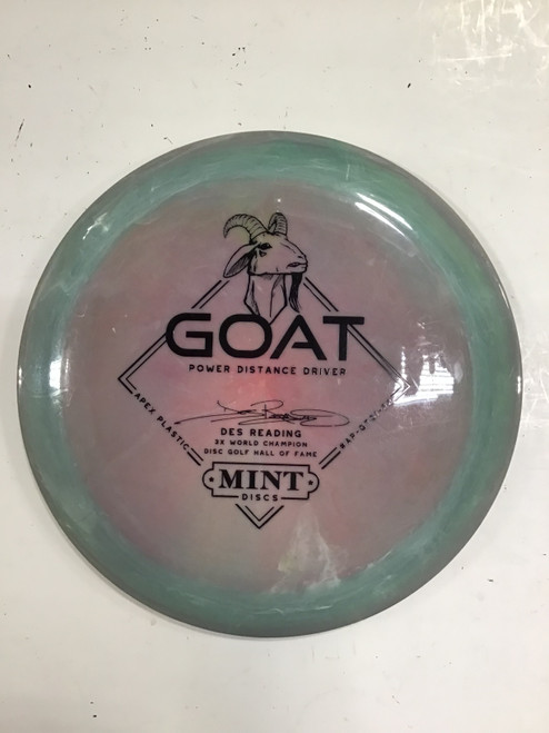 Vist Large View of Product Image Which is Used MINT APEX GOAT Disc Golf Driver Turquoise 176g 10242-S000271591