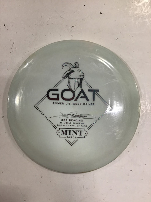 Vist Large View of Product Image Which is Used MINT APEX GOAT Disc Golf Driver White 175g 10242-S000271592