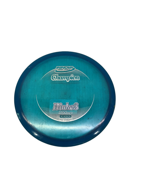 Used Innova CHAMPION MAKO 3 Disc Golf Mid Range Royal Blue 180g 11347-S000251461