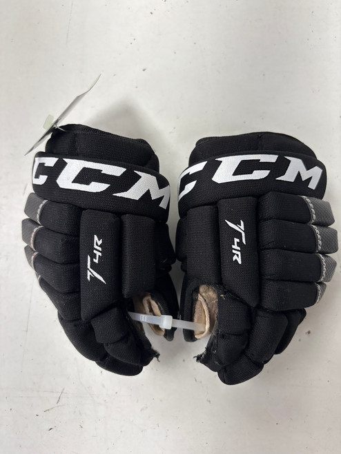 Vist Large View of Product Image Which is Used CCM Tacks 4R Youth Gloves Black 8" 11891-S000304671