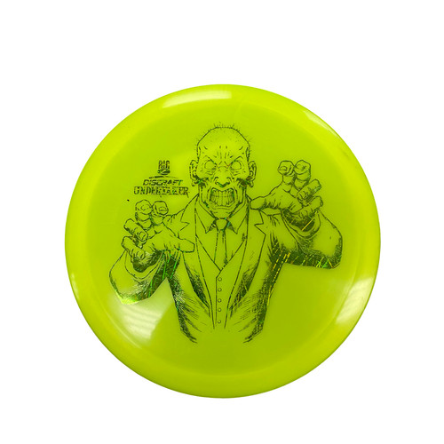 Vist Large View of Product Image Which is Used Discraft BIG Z UNDERTAKER Disc Golf Driver Yellow 11794-S000263636