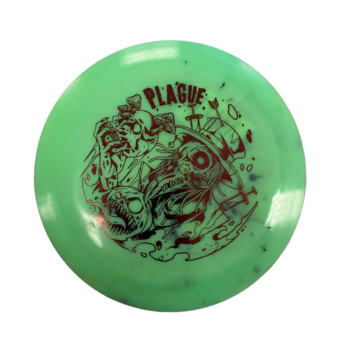 Vist Large View of Product Image Which is Used PLAGUE Disc Golf Driver Green 11794-S000263637
