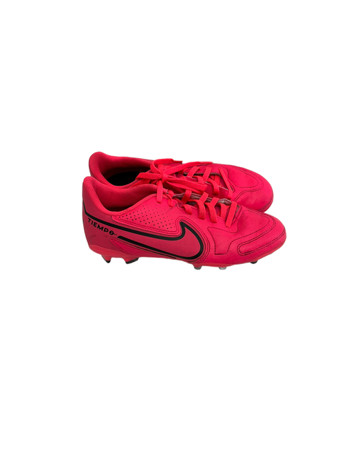 Used Nike Tiempo Jr 3 Soccer Cleats Pink 11692-S000139014
