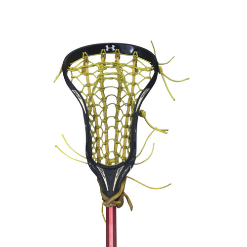 Vist Large View of Product Image Which is Used Under Armour LACROSSE STICK Wmn Atk/Mid Complete Stick Red