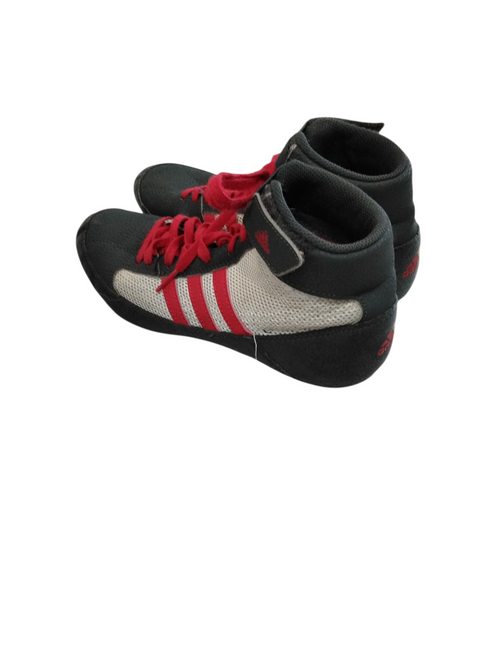 Vist Large View of Product Image Which is Used Adidas Wrestling Shoes Black Junior 05.5 11866-S000026556