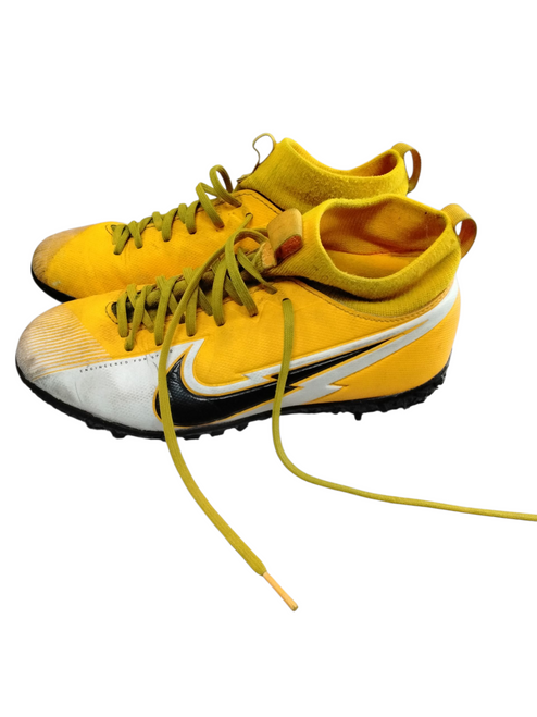 Vist Large View of Product Image Which is Used Nike Soccer Turf Shoes Gold Junior 03.5 11866-S000026560