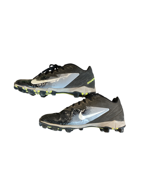 Vist Large View of Product Image Which is Used Nike VAPOR BSBL BB/SB Cleats Black Youth 06.0
