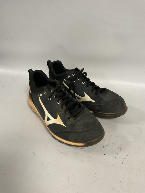 Vist Large View of Product Image Which is Used Mizuno TURF SHOES BB/SB Cleats Black Senior 11.5