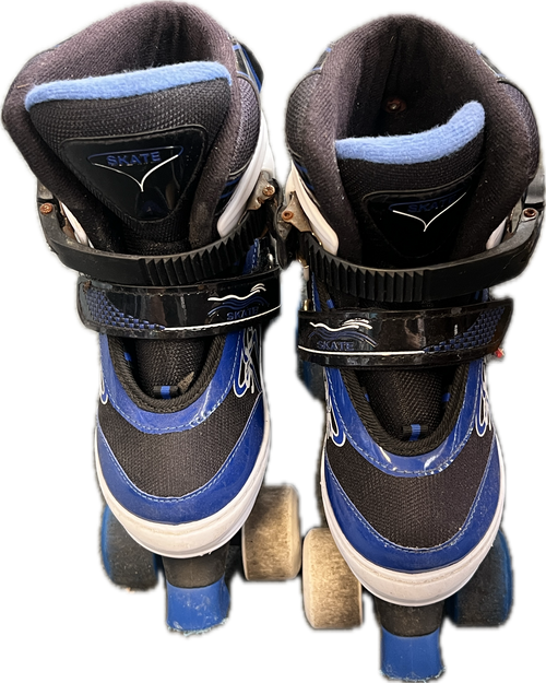 Vist Large View of Product Image Which is Used SKATE Junior Rec Fitness Skates Royal Blue Adjustable
