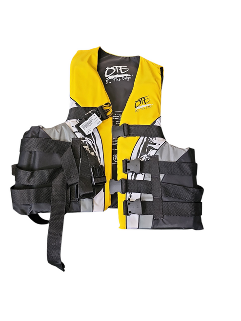 Vist Large View of Product Image Which is Used ON THE EDGE PFD Adult PFD Yellow 2X 11708-S000181225