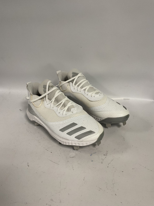 Vist Large View of Product Image Which is Used Adidas ICON V BOUNCE BB/SB Cleats White Senior 11