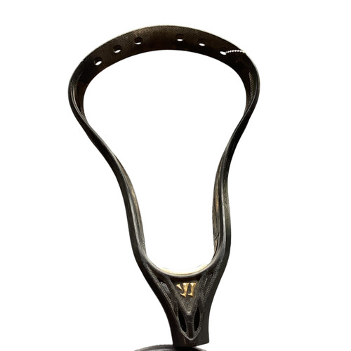 Vist Large View of Product Image Which is Used Warrior LOC THROAT Mens Lacrosse Head Black