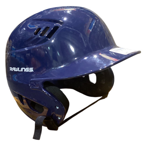 Vist Large View of Product Image Which is Used Rawlings R16 JR Batting Helmet No Mask Navy Blue One Size 11776-S000385681