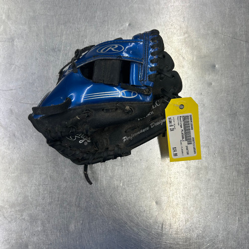 Vist Large View of Product Image Which is Used Rawlings PL85BBLC BB/SB Glove RH Throw Black 8"