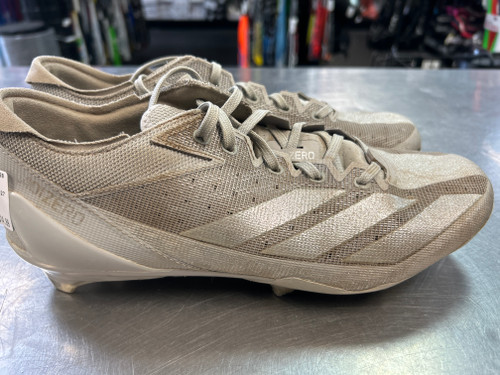 Used Adidas Adult FB Cleats Grey Senior 10.5 11868-S000064114