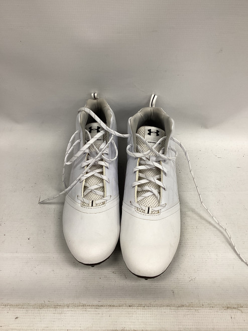 Used Under Armour Adult FB Cleats White Senior 11.5 11851-S000035028