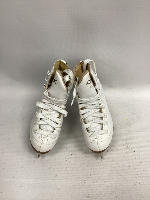 Used DBX CLASSIC Girls Figure Skate White Youth 10.0 11851-S000035031
