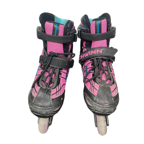 Used Schwinn ABEC-5 Senior Rec Fitness Skates Pink Adjustable 5-8 11218-S000406884
