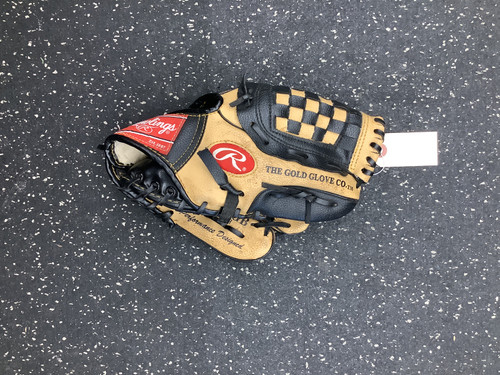 Used Rawlings PL100GB BB/SB Glove RH Throw Brown 10" 11162-S000432454