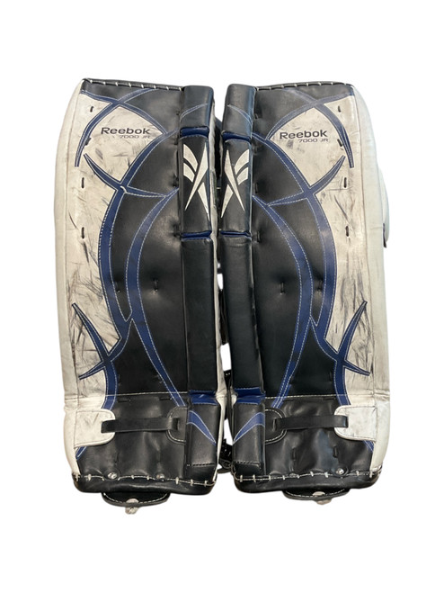 Used Reebok 7000 JR Goalie Leg Pads Junior None 28" 11512-S000224855