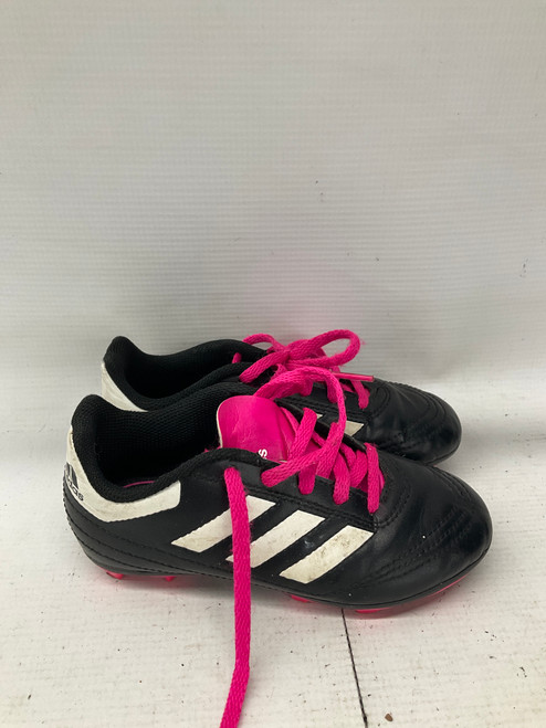 Used Adidas Soccer Cleats Black And Pink Youth 12.0 11836-S000028716