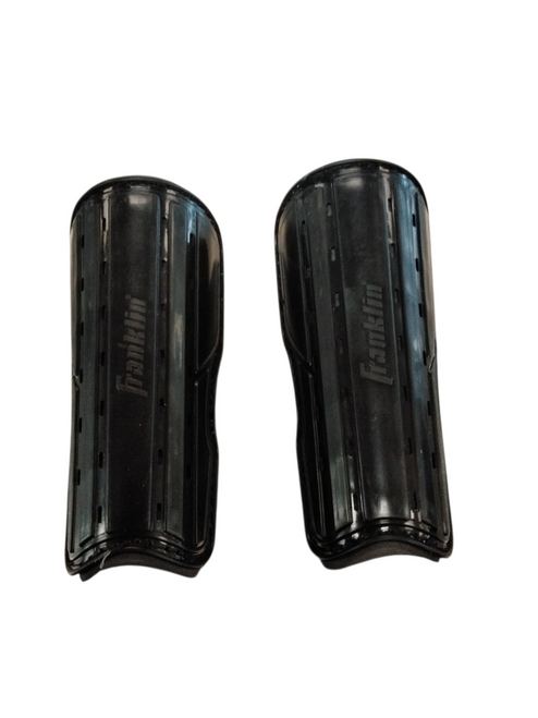 Used Franklin Soccer Shin Guards Youth Black MD 11866-S000026565