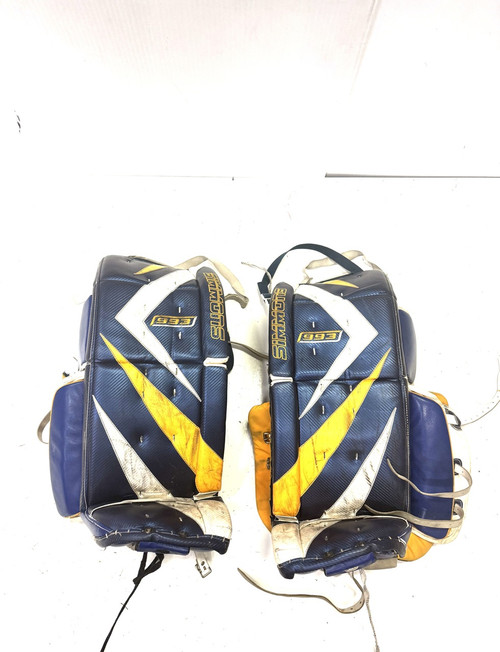 Vist Large View of Product Image Which is Used SIMMONS Street Leg Pads Royal Blue L/XL 11860-S000294551
