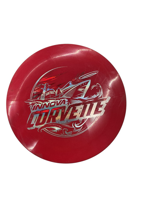 Vist Large View of Product Image Which is Used Innova STAR CORVETTE Disc Golf Driver Red 11890-S000132868