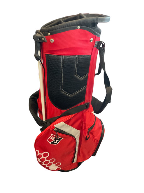 Used Wilson FEATHER STAND BAG Mens Stand Bag Red 11450-S000500885