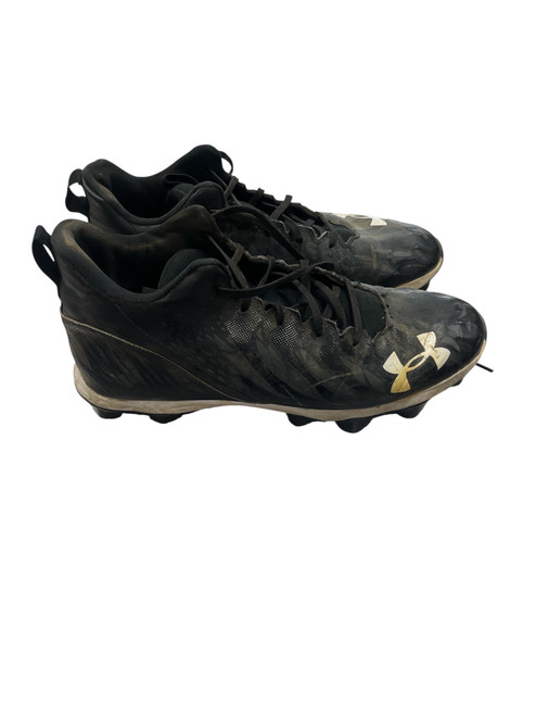 Used Under Armour Adult FB Cleats Black Senior 10 11747-S000269985