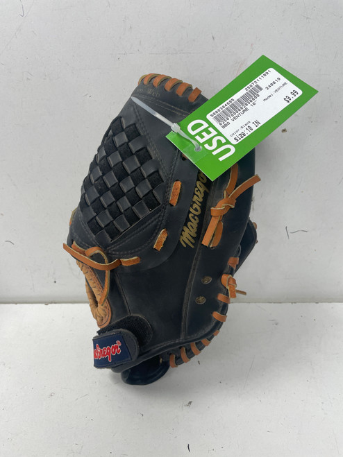 Vist Large View of Product Image Which is Used VENTURE BB/SB Glove RH Throw Black 10"