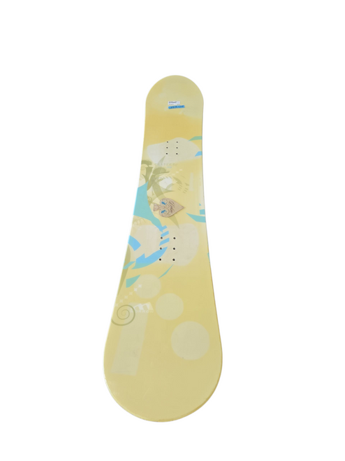 Vist Large View of Product Image Which is Used Morrow TRAVERSE Womens Snowboard Only Yellow 153 cm