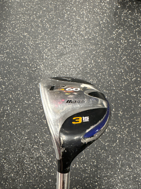 Vist Large View of Product Image Which is Used Mizuno F60 Mens Fairway Wood LH 3 Wood 11726-S000283779