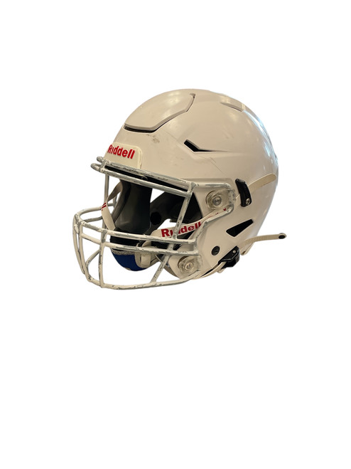 Vist Large View of Product Image Which is Used Riddell RIDDELL FB Helmet White LG 11856-S000021364